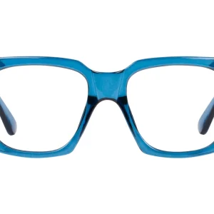INEZ transp blue Reading Glasses. FAVORITE.