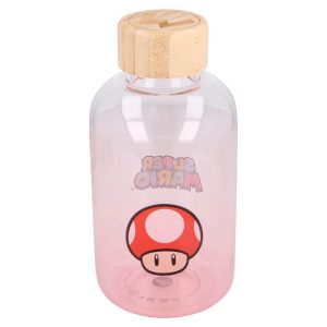 Toad Glasflaska 620ml Super Mario