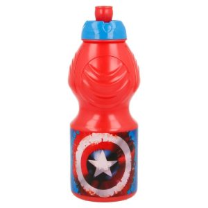 Captain America Rödblå Sportflaska 400ml Marvel
