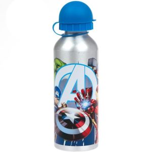 Avengers Silvrig Aluminiumflaska 500ml Marvel