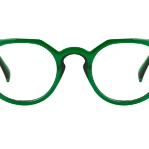 AGATON transp dark green Reading Glasses FAVORITE