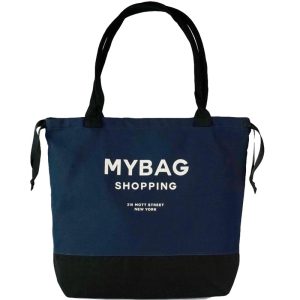 Shoppingväska blå/vit – By Bag-All