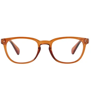 HOLSTEBRO transp lion-brown Reading Glasses for every day. BRA PRIS!