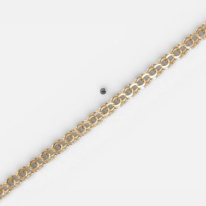 Bismarckarmband 18K RG 14,8g 21cm