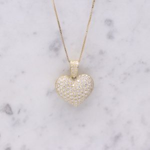 Diamanthjärta Pavé Small