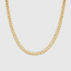 Prong Link Iced Cuban (Gold) 6mm