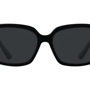 S-ESRA solid black Sunglasses
