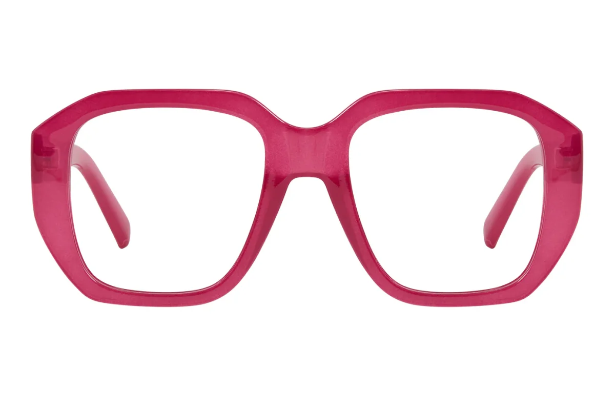 TRINE milky regal red Reading Glasses. FYNDA NU!