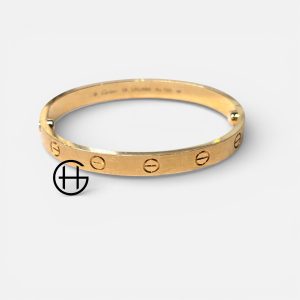 Cartier Borstad Love Armband | 16 | Gult guld | 2023