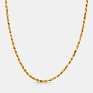 Rope (18ct Gold) 3mm | Sterling Silver