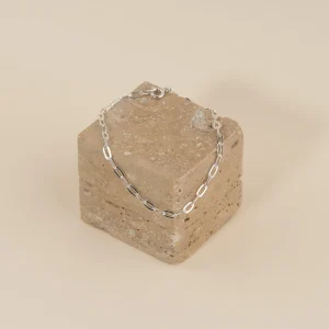 ALMA MEDIUM LINK SILVER BRACELET