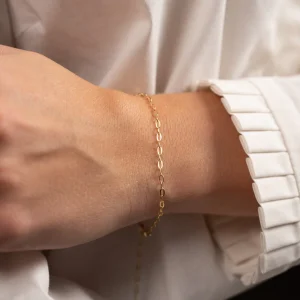 ALMA SMALL LINK GOLDEN BRACELET