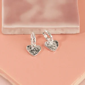 AMABEL SILVER HUGGIE EARRING