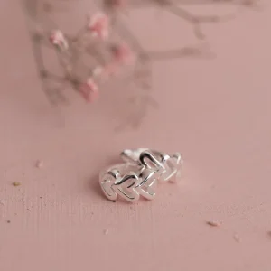 AMARA SILVER HUGGIE EARRING