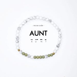 Armband, morsekod – AUNT
