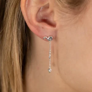 AURELIA MOONSTONE SILVER EARRING