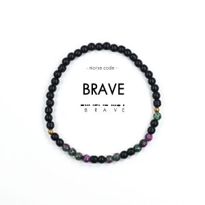 Armband, morsekod – BRAVE