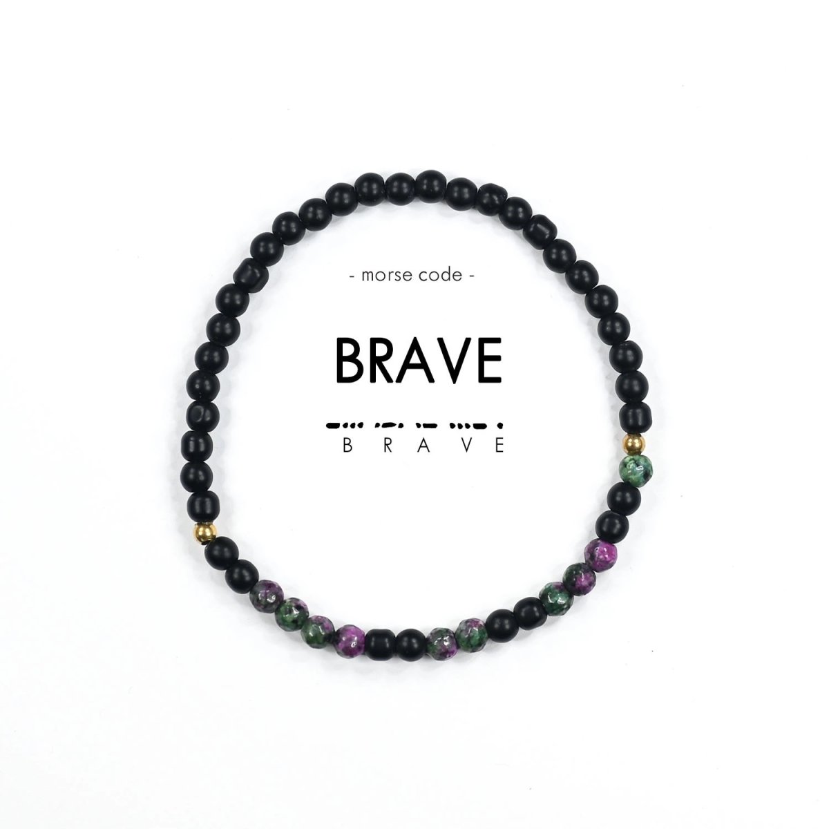 Armband, morsekod – BRAVE - Bild 3