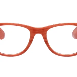 BRITT Orange Wood-Look Reading Glasses 25% Rabatt