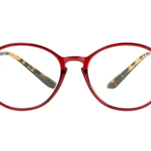 CARLO transp. bordeaux-demi brown Reading Glasses SALE few in stock
