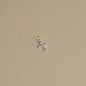 CHRISTA CRYSTAL SILVER PENDANT