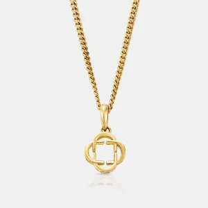 Clover Logo Pendant (Gold)