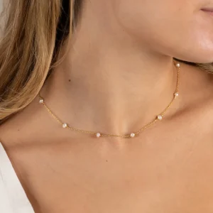 ERICA PEARL GOLDEN NECKLACE