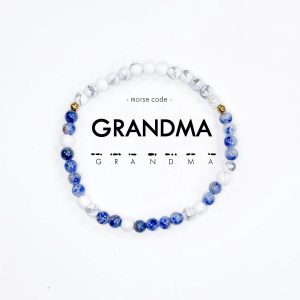 Armband, morsekod – GRANDMA