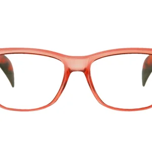 INGELA transp. coral-turtle brown Reading Glasses BEST DEAL few in stock