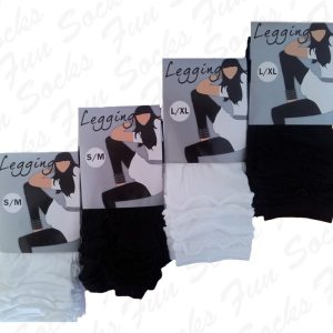 2 pack Leggings med volang upptill