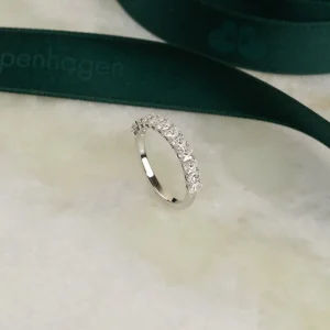 BASKET-SET OVAL-CUT ALLIANCE LAB-DIAMOND RING - 1.0ct - WG