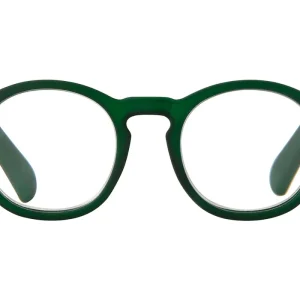 OVE bottle green rubber Reading Glasses SALE few in stock