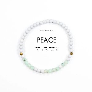 Armband, morsekod – PEACE