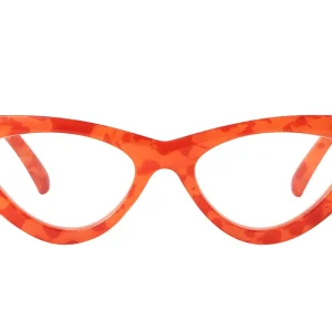 PIPER Milky Orange Coral Reading Glasses 50% RABATT Få kvar i lager