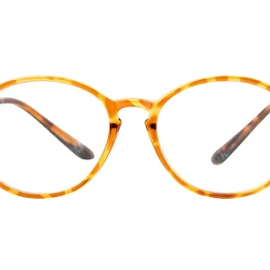 RALF l. yellow brown Reading Glasses
