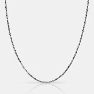Round Box Chain (Silver) 2mm