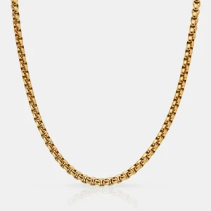 Round Box Chain (Gold) 5mm