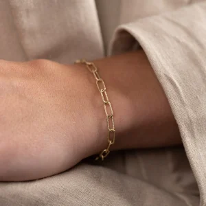 ROXANNE SOLID GOLD BRACELET