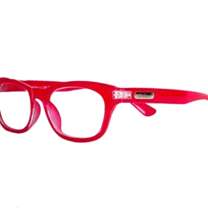 SAGA metallic red Reading Glasses SALE