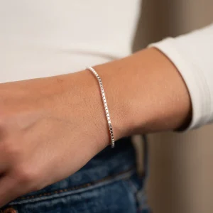 VENEZIA LARGE SILVER BRACELET