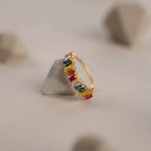 VERONICA RAINBOW GOLDEN RING